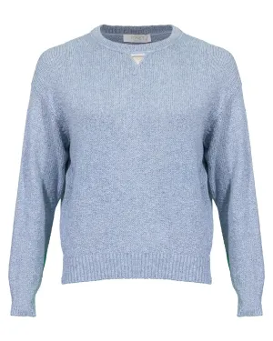 Tonet Aqua Cotton Cashmere Pullover