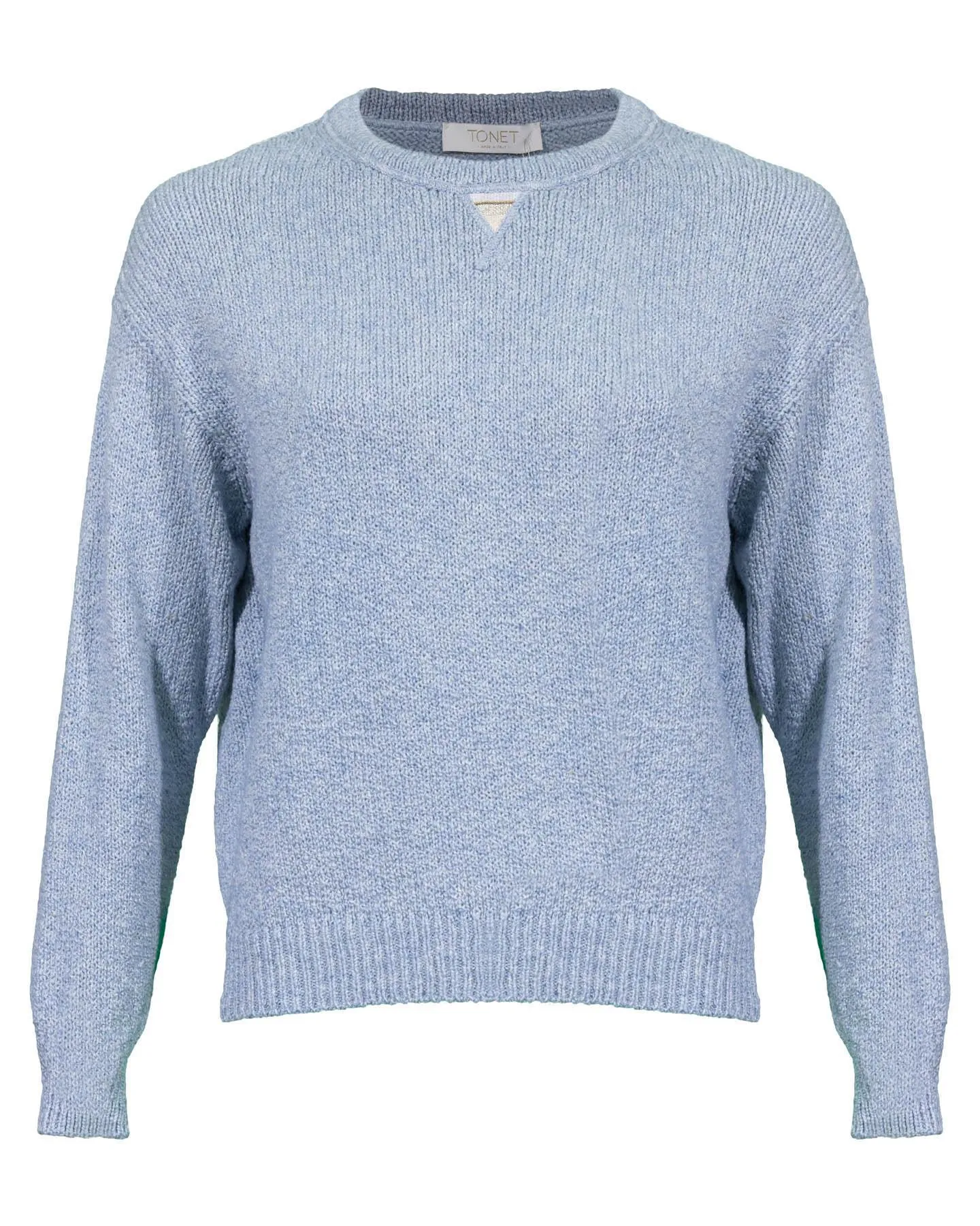 Tonet Aqua Cotton Cashmere Pullover