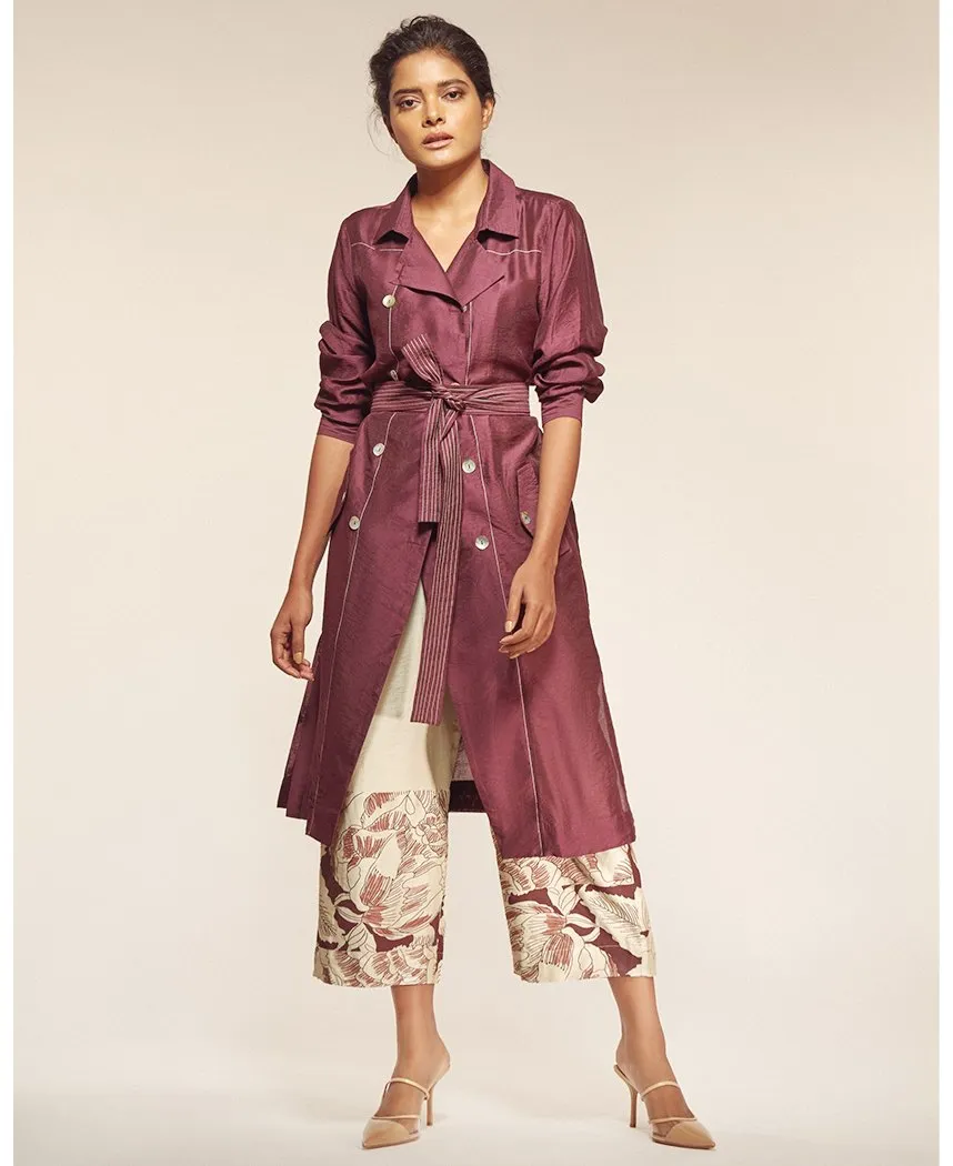 Wine Jacket Set