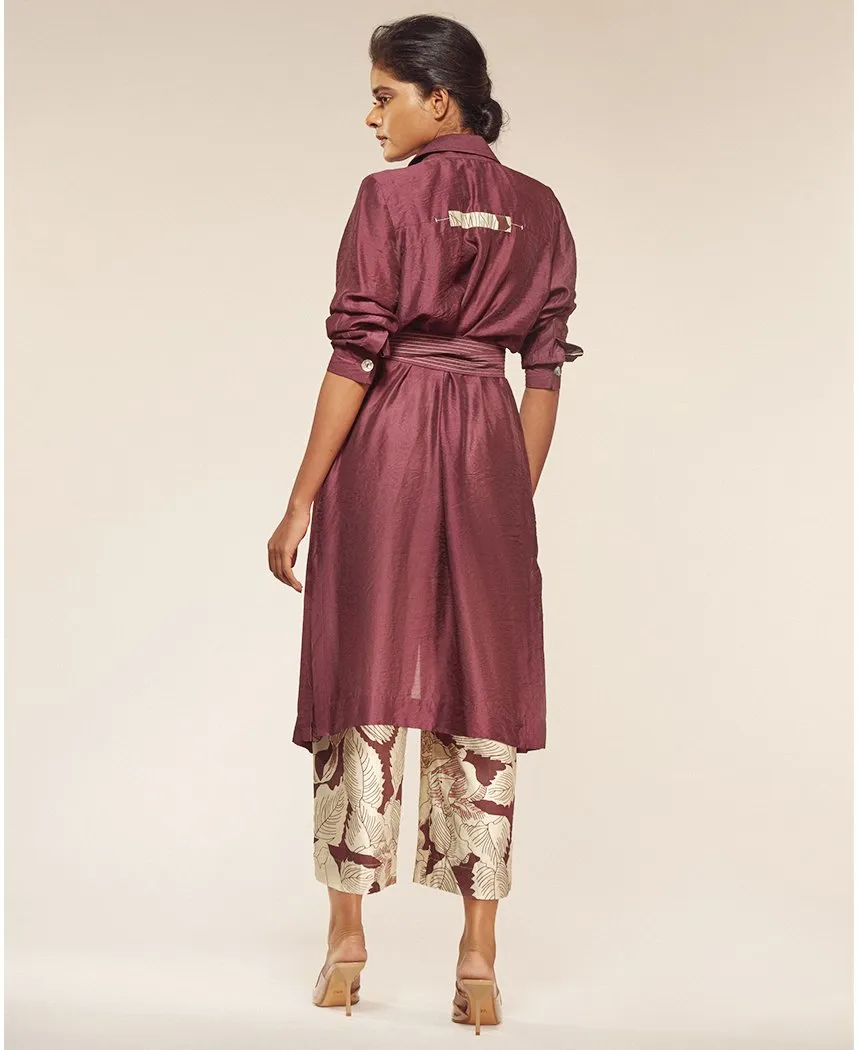 Wine Jacket Set