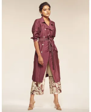 Wine Jacket Set