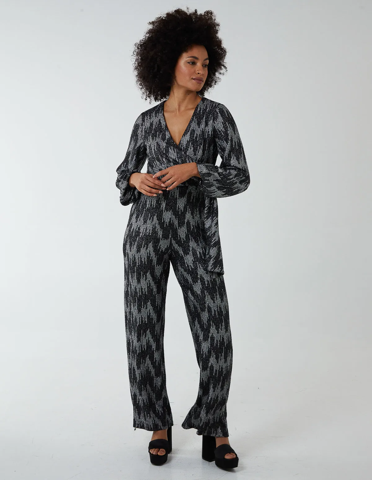 Wrap Tie Jumpsuit